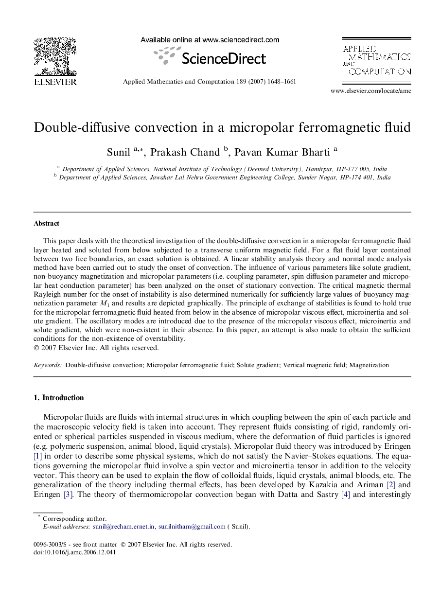 Double-diffusive convection in a micropolar ferromagnetic fluid