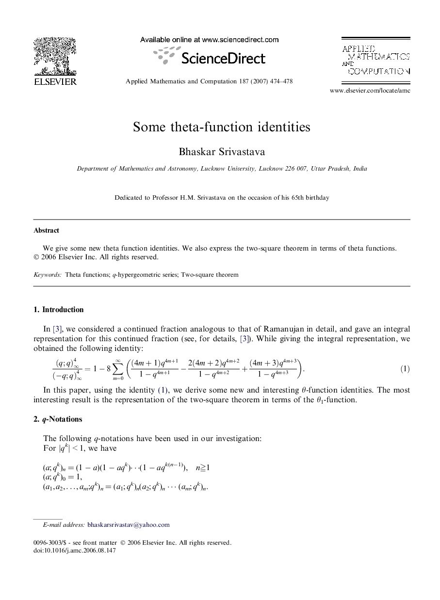 Some theta-function identities