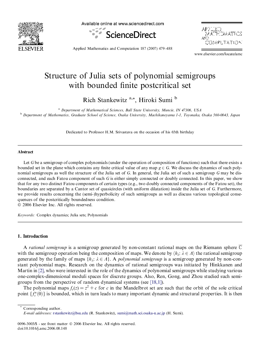 Structure of Julia sets of polynomial semigroups with bounded finite postcritical set