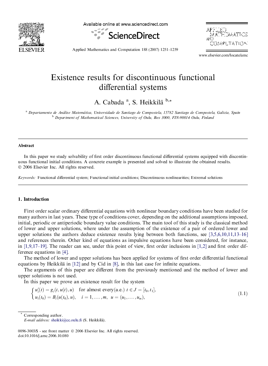 Existence results for discontinuous functional differential systems