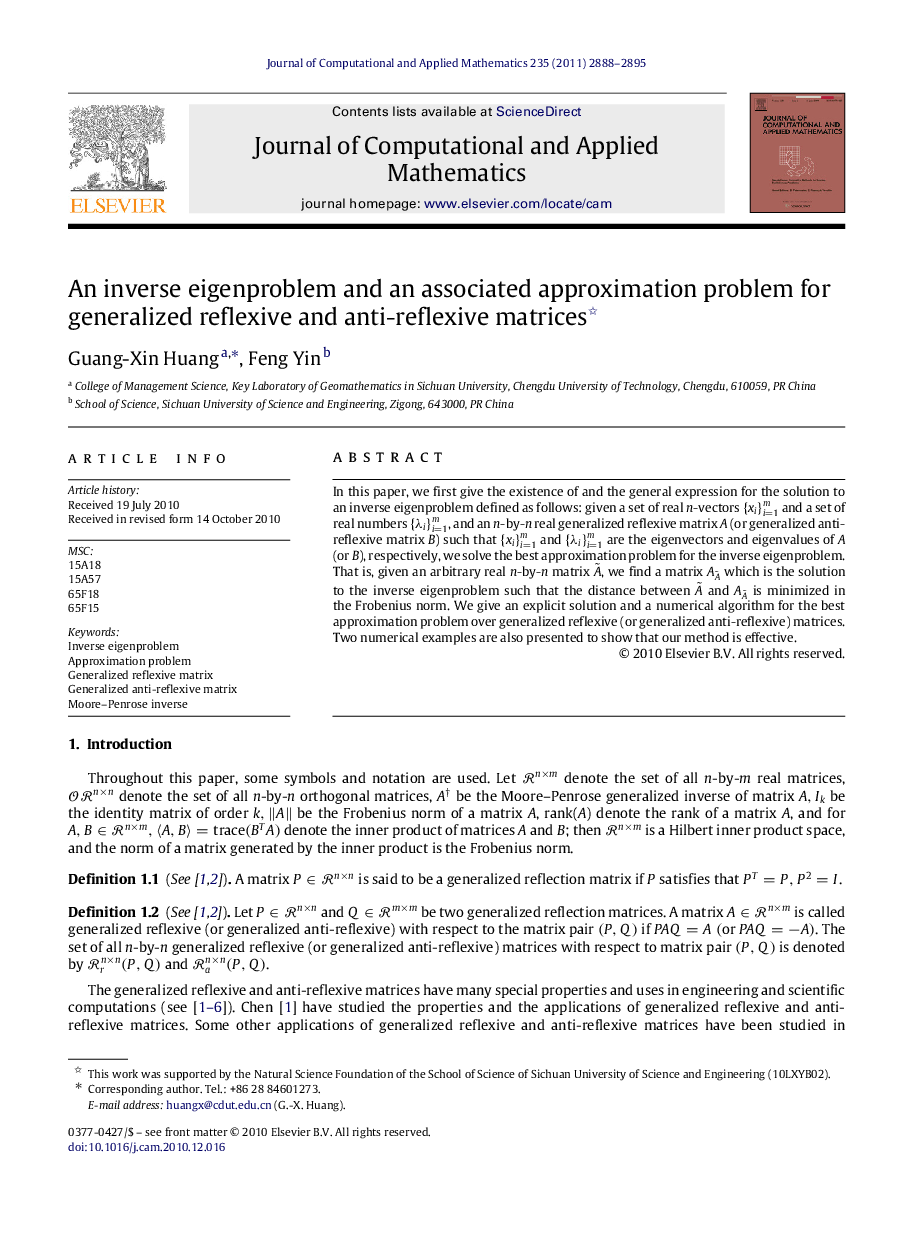 An inverse eigenproblem and an associated approximation problem for generalized reflexive and anti-reflexive matrices 