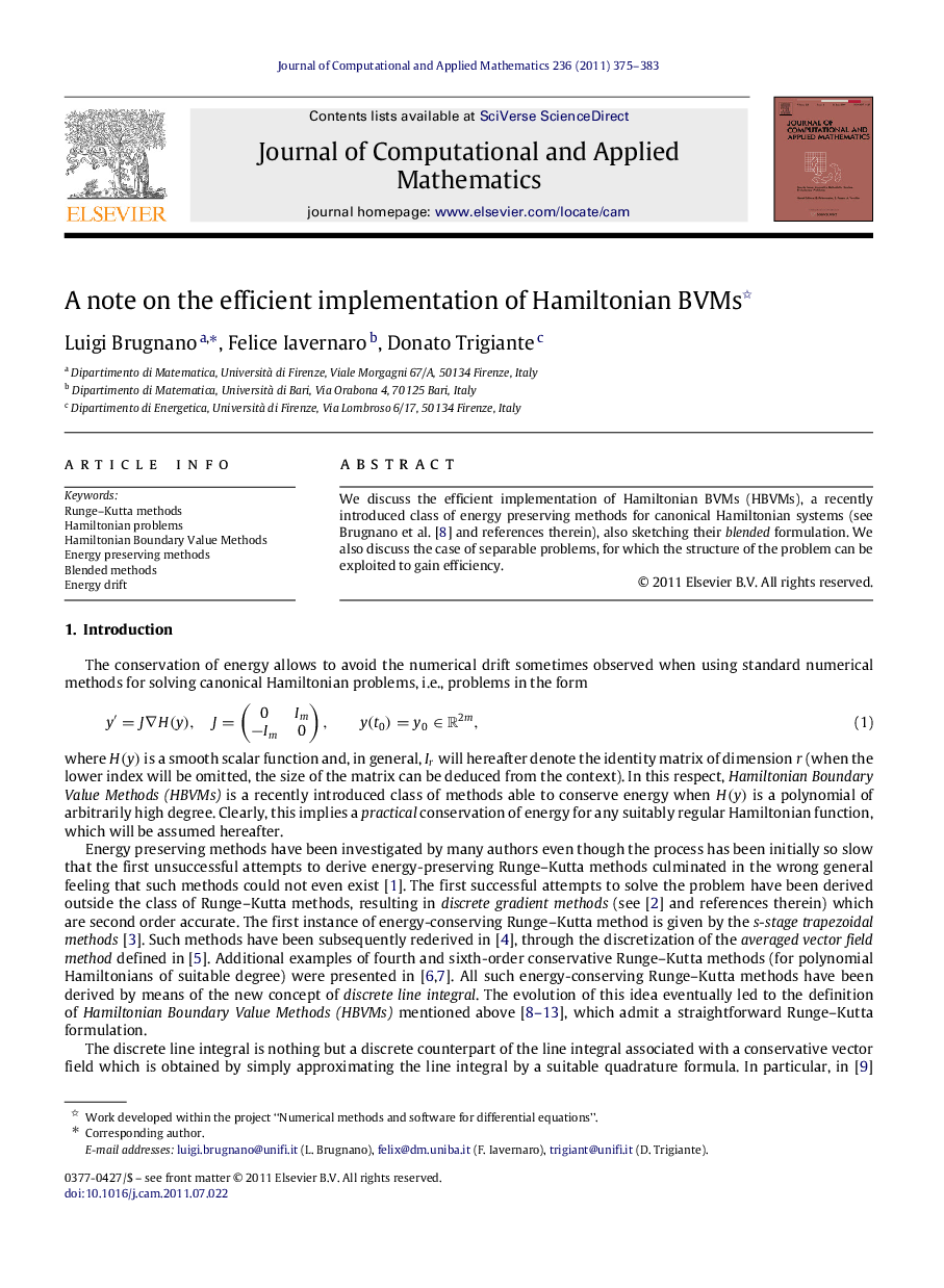 A note on the efficient implementation of Hamiltonian BVMs 