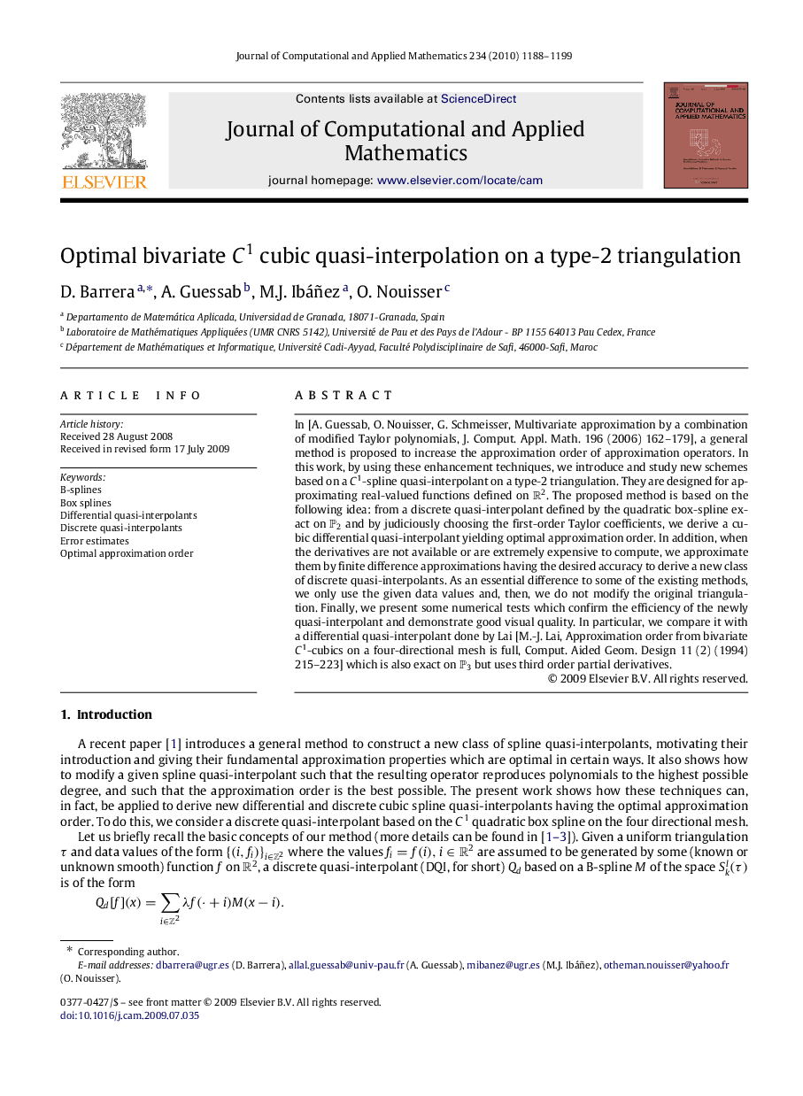 Optimal bivariate C1C1 cubic quasi-interpolation on a type-2 triangulation