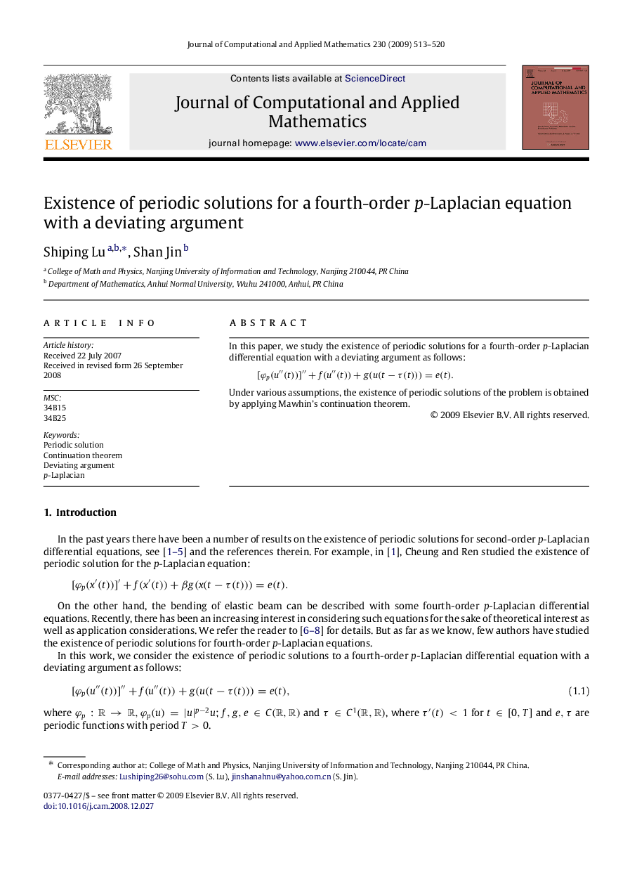 Existence of periodic solutions for a fourth-order pp-Laplacian equation with a deviating argument