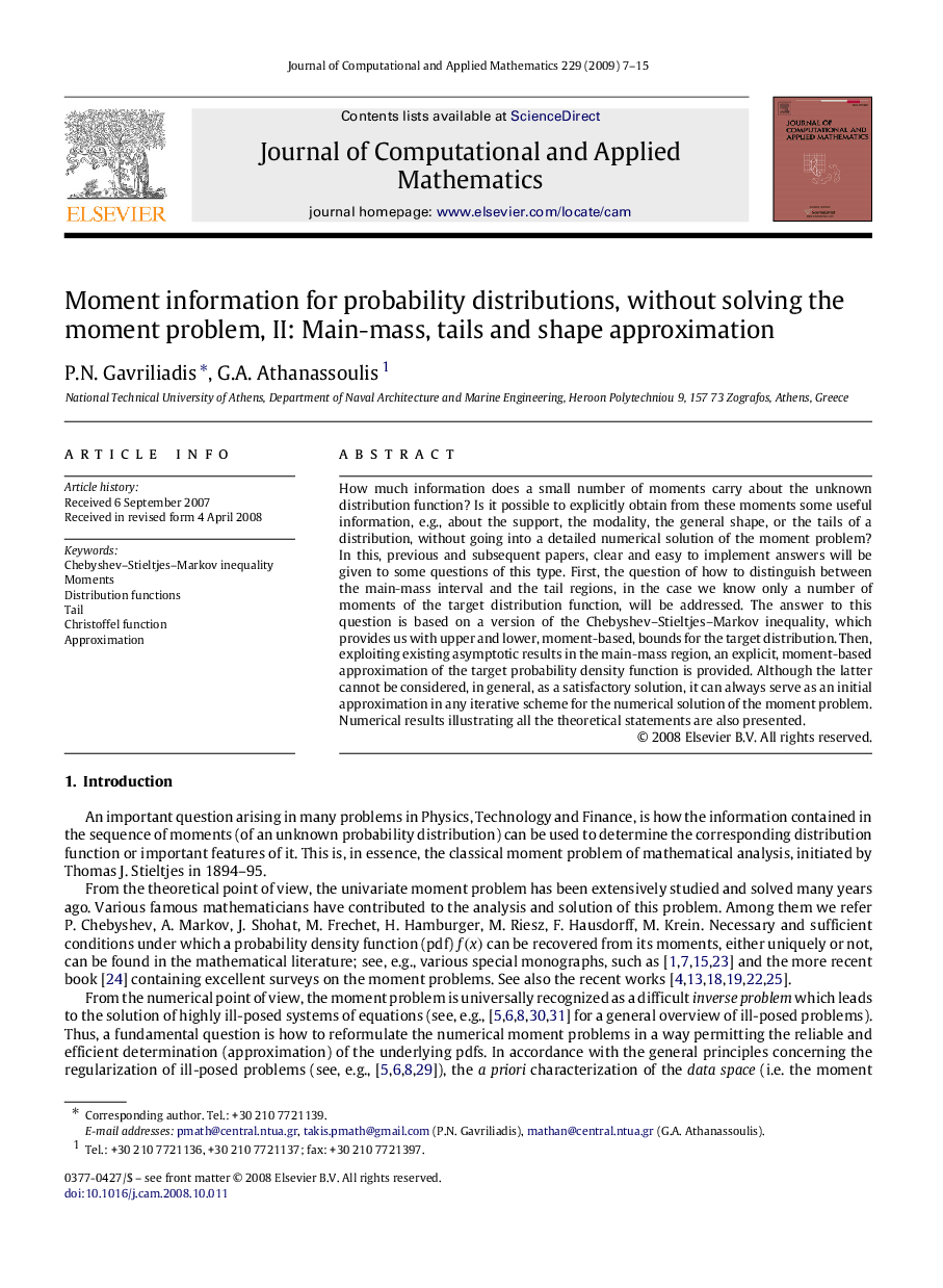 Moment information for probability distributions, without solving the moment problem, II: Main-mass, tails and shape approximation