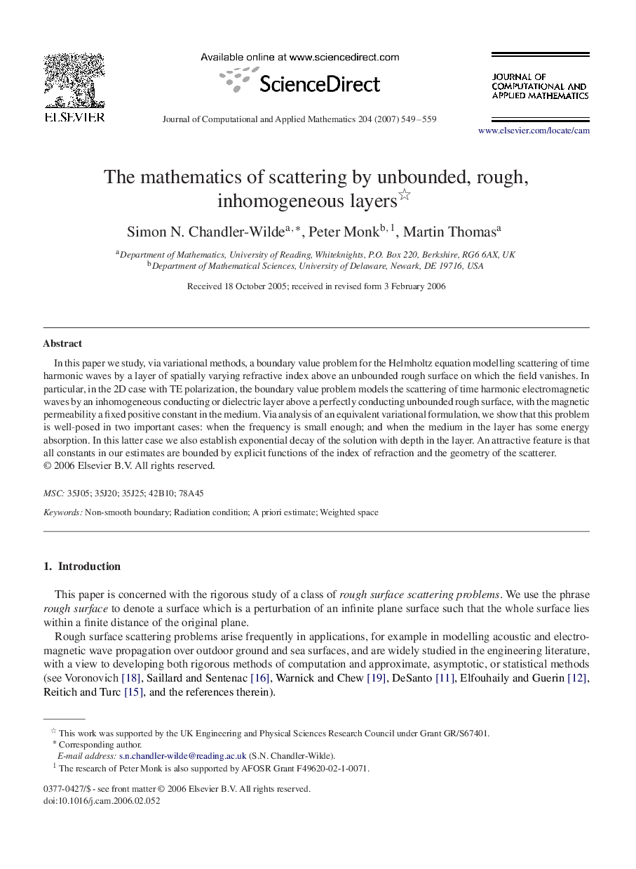 The mathematics of scattering by unbounded, rough, inhomogeneous layers 