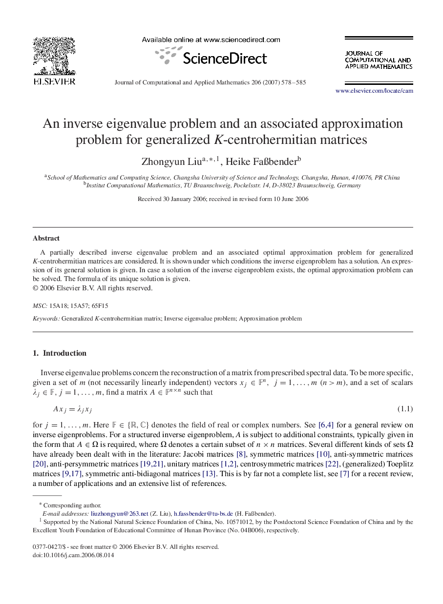 An inverse eigenvalue problem and an associated approximation problem for generalized K-centrohermitian matrices