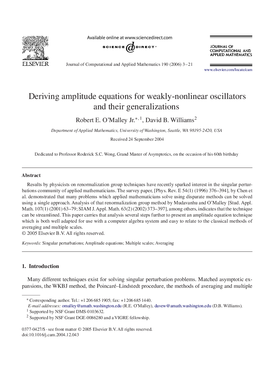 Deriving amplitude equations for weakly-nonlinear oscillators and their generalizations