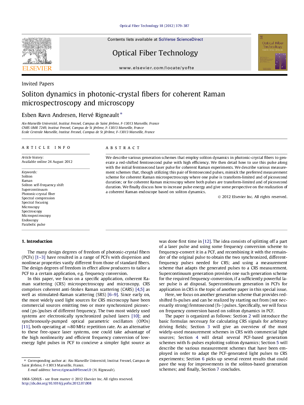 Soliton dynamics in photonic-crystal fibers for coherent Raman microspectroscopy and microscopy