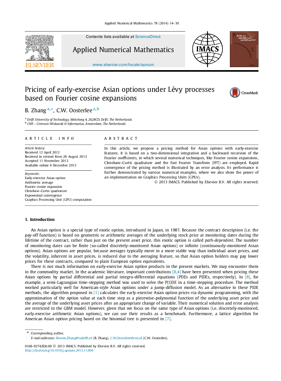 Pricing of early-exercise Asian options under Lévy processes based on Fourier cosine expansions