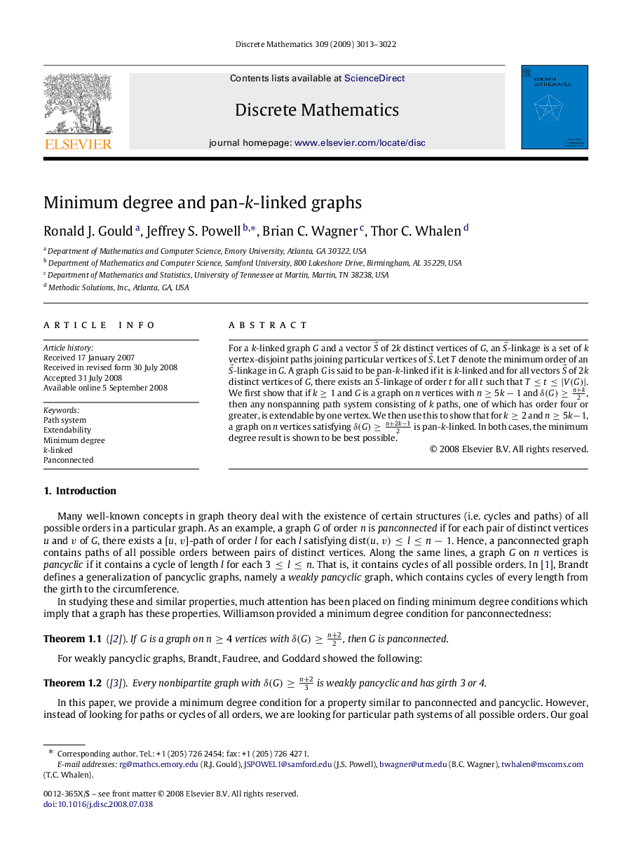 Minimum degree and pan-kk-linked graphs