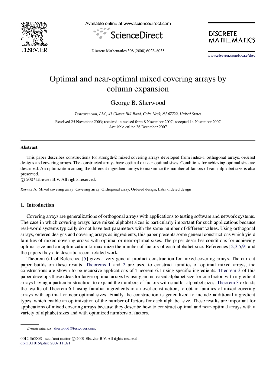 Optimal and near-optimal mixed covering arrays by column expansion