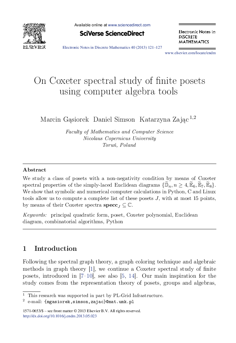 On Coxeter spectral study of finite posets using computer algebra tools