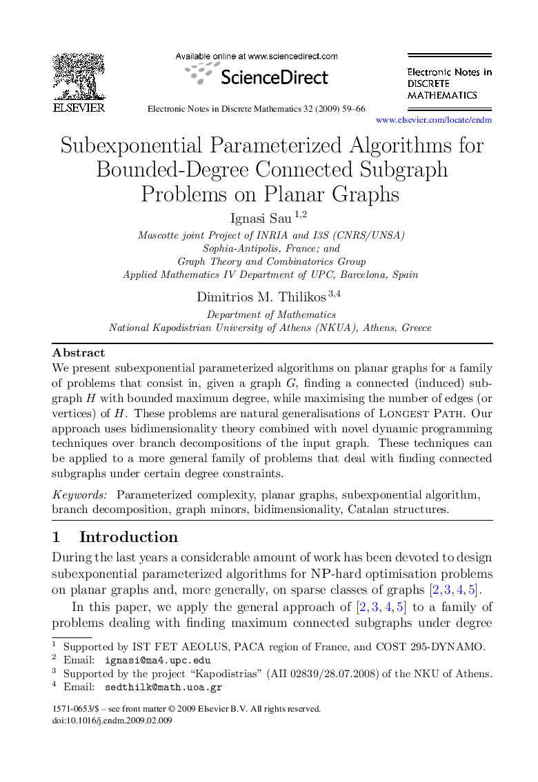Subexponential Parameterized Algorithms for Bounded-Degree Connected Subgraph Problems on Planar Graphs