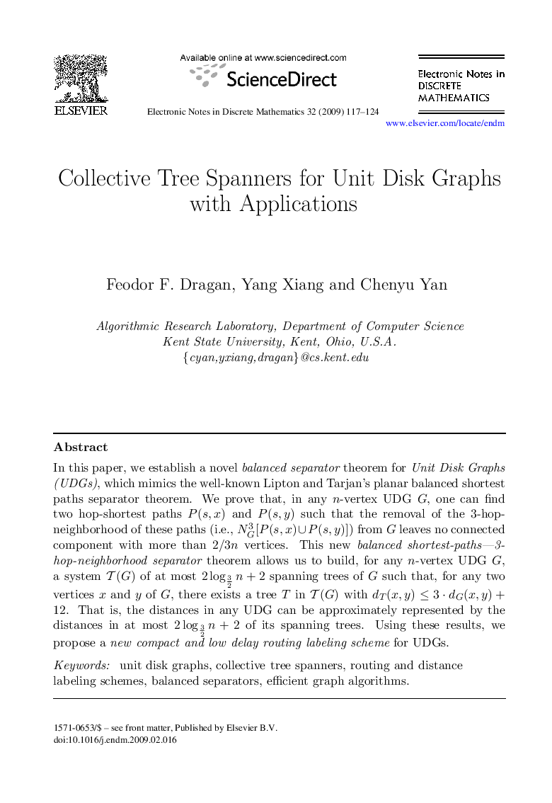 Collective Tree Spanners for Unit Disk Graphs with Applications