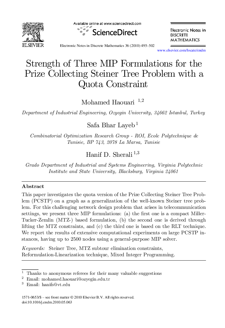 Strength of Three MIP Formulations for the Prize Collecting Steiner Tree Problem with a Quota Constraint