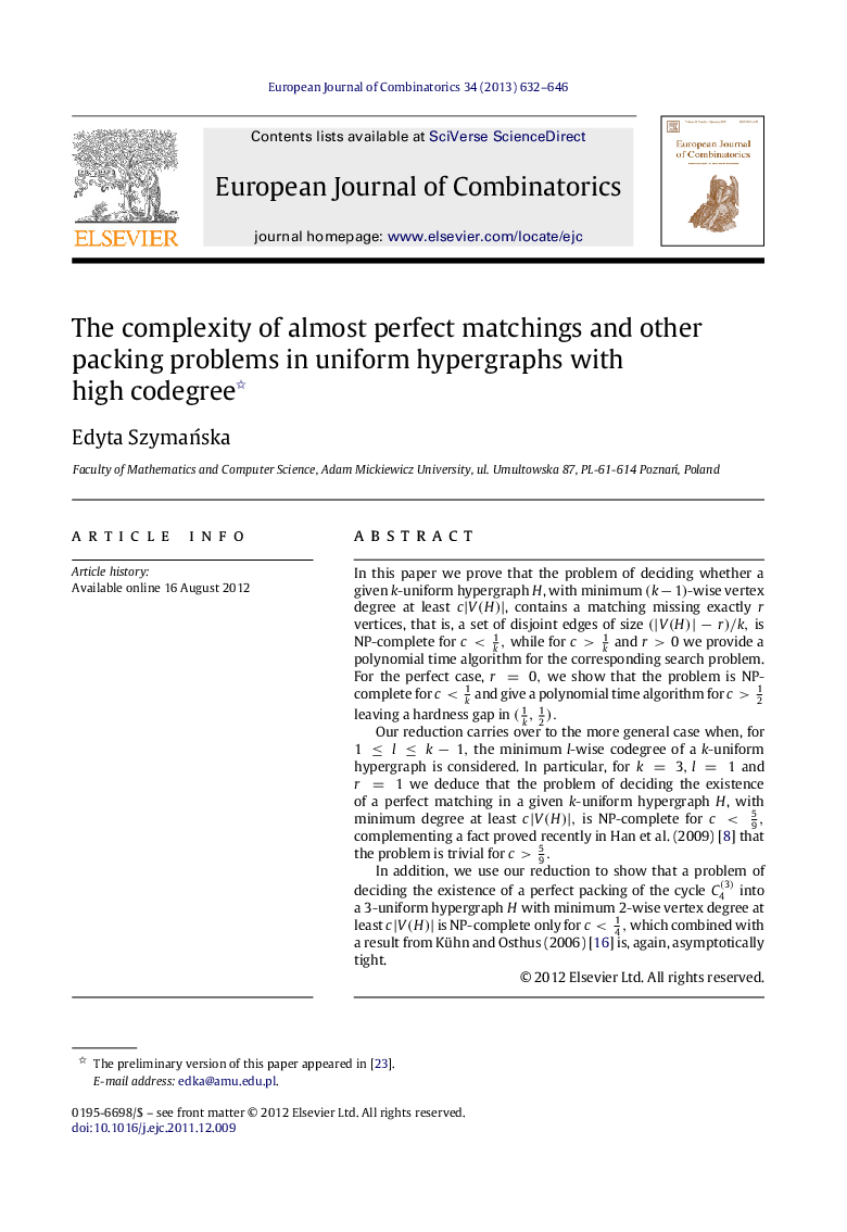 The complexity of almost perfect matchings and other packing problems in uniform hypergraphs with high codegree