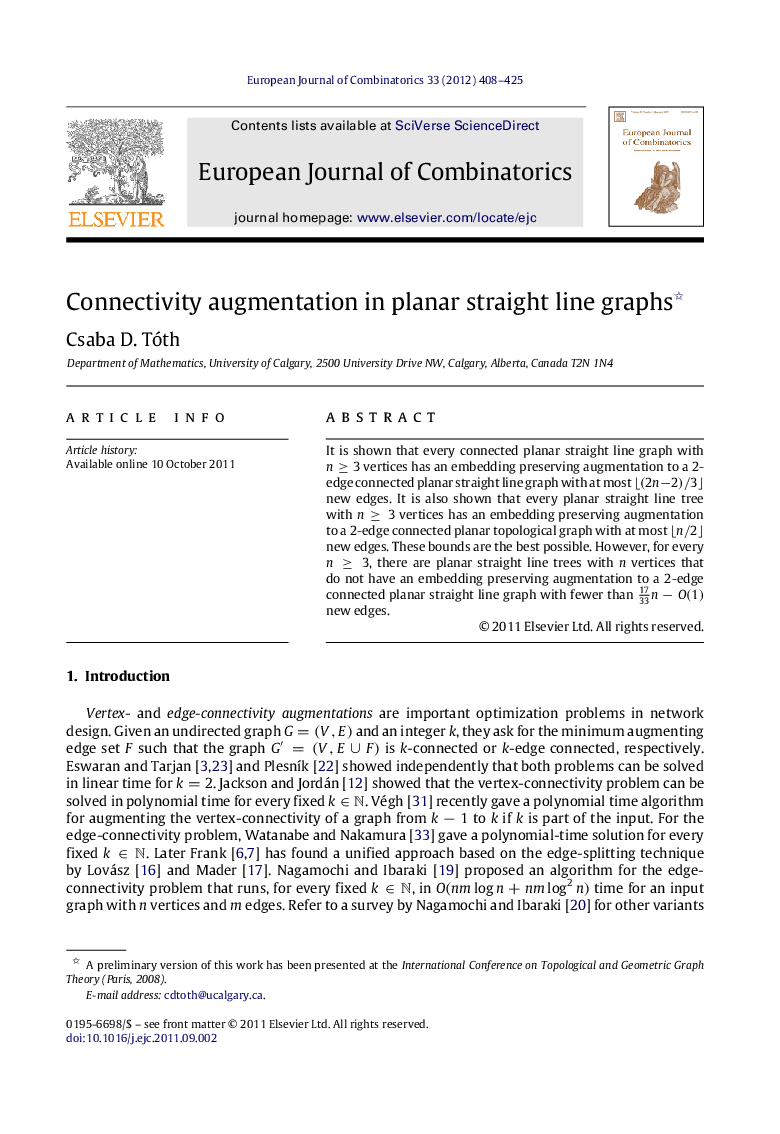 Connectivity augmentation in planar straight line graphs 