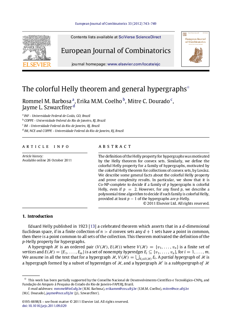 The colorful Helly theorem and general hypergraphs