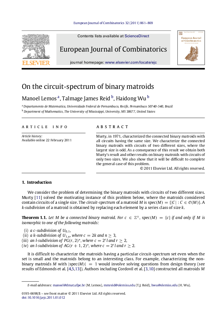 On the circuit-spectrum of binary matroids