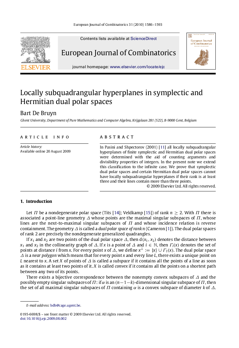 Locally subquadrangular hyperplanes in symplectic and Hermitian dual polar spaces