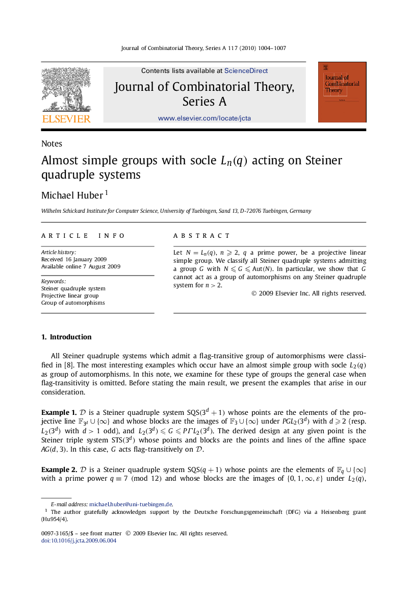 Almost simple groups with socle Ln(q) acting on Steiner quadruple systems