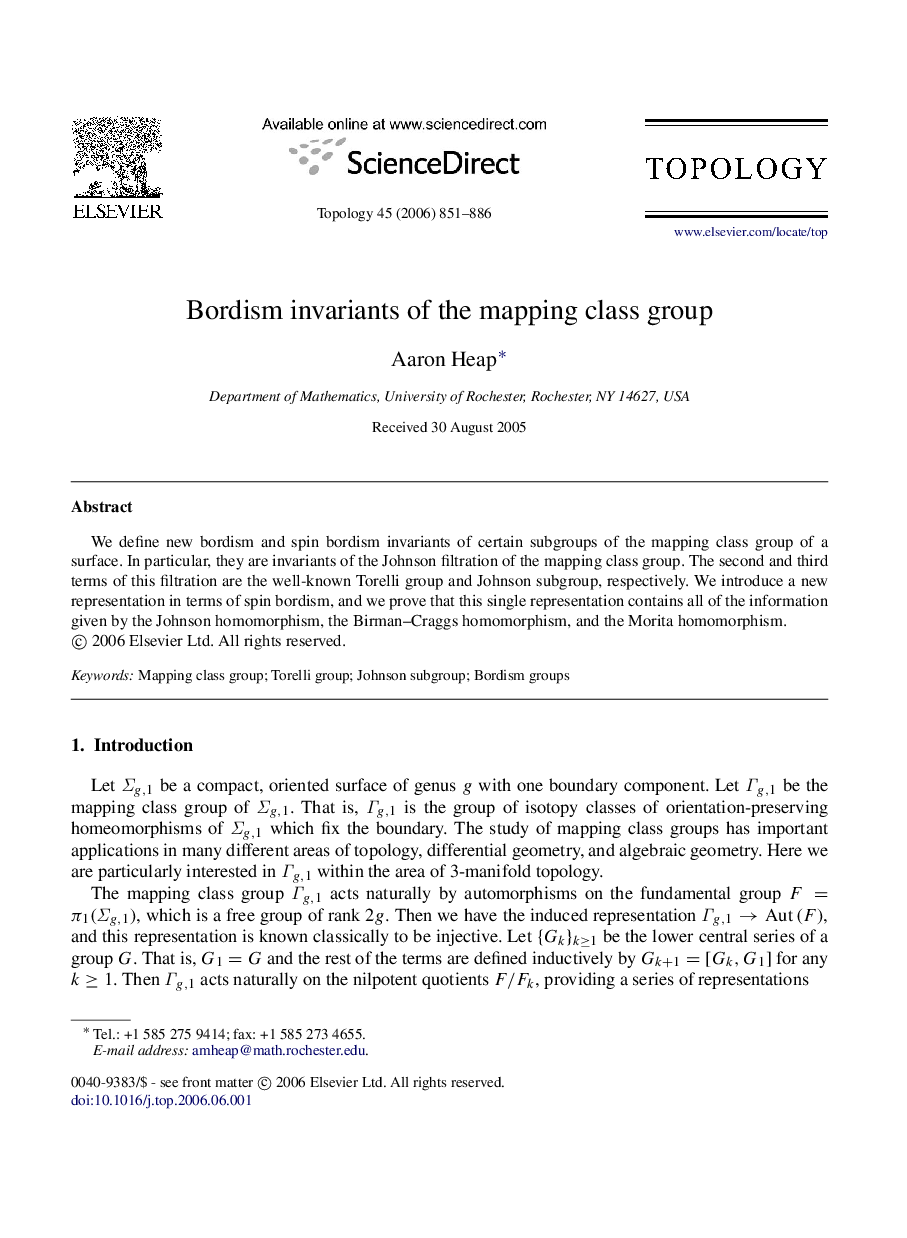 Bordism invariants of the mapping class group