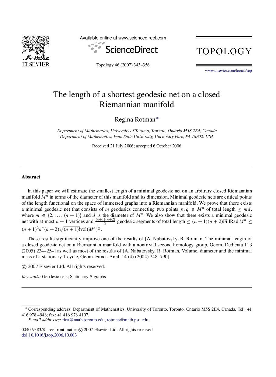 The length of a shortest geodesic net on a closed Riemannian manifold