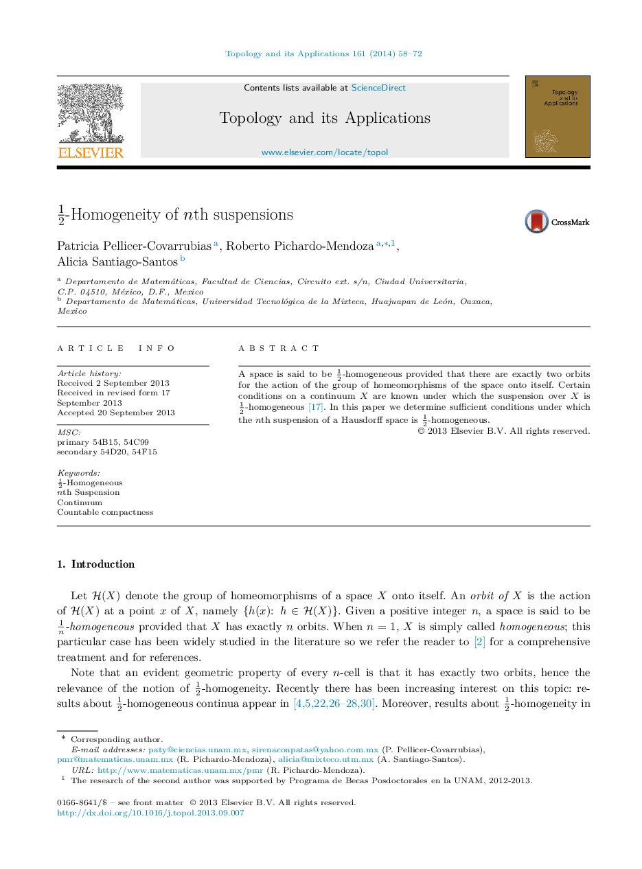 12-Homogeneity of nth suspensions