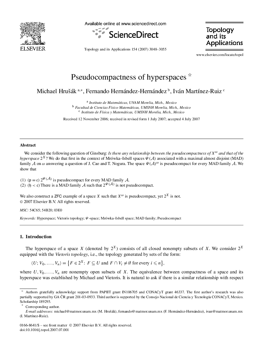 Pseudocompactness of hyperspaces 