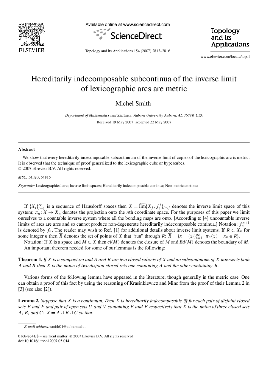 Hereditarily indecomposable subcontinua of the inverse limit of lexicographic arcs are metric