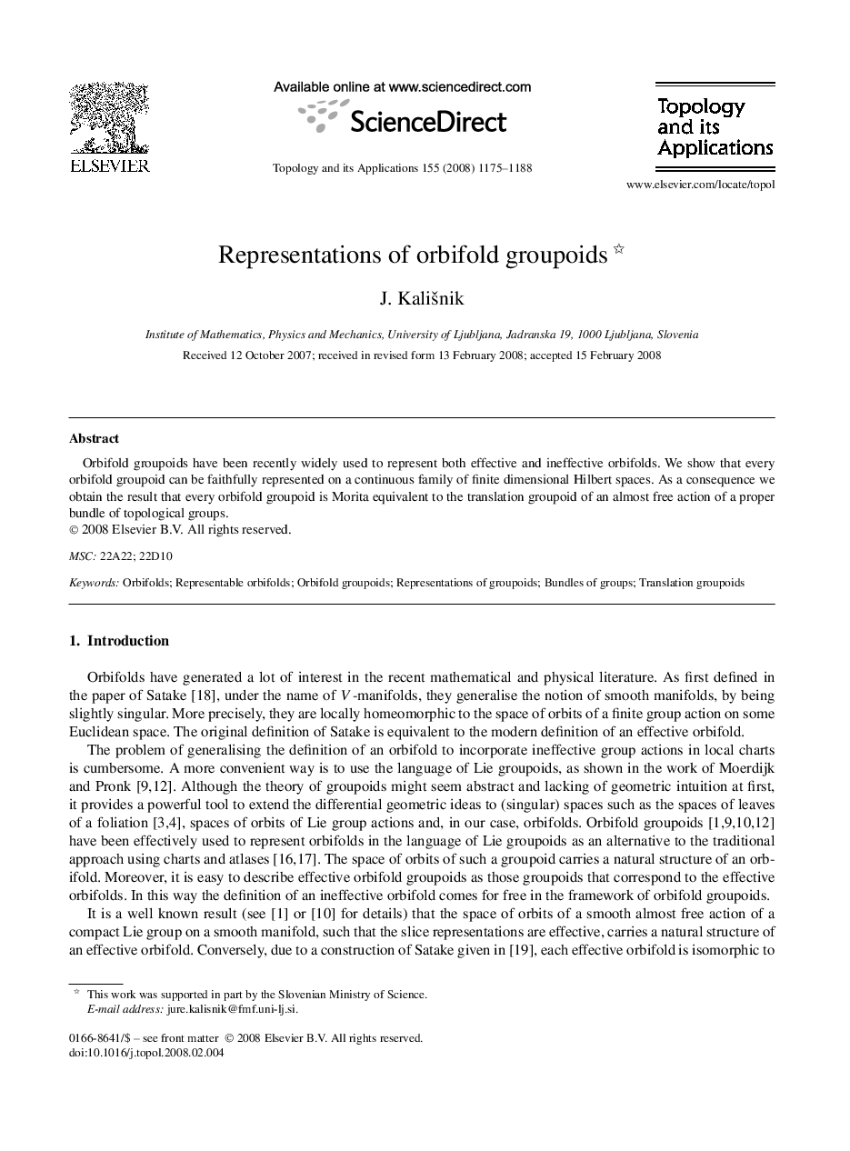 Representations of orbifold groupoids 