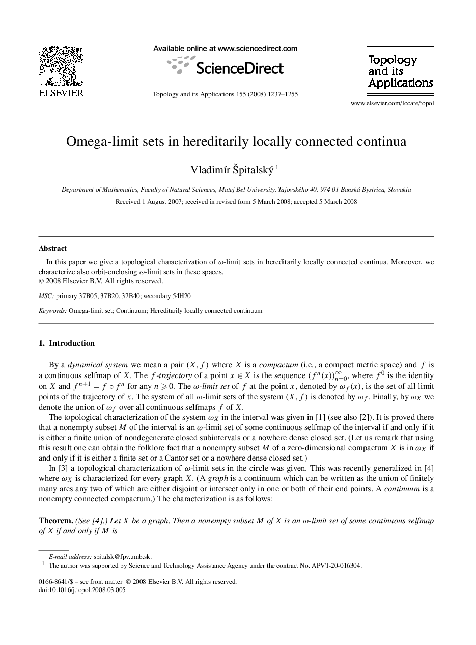 Omega-limit sets in hereditarily locally connected continua