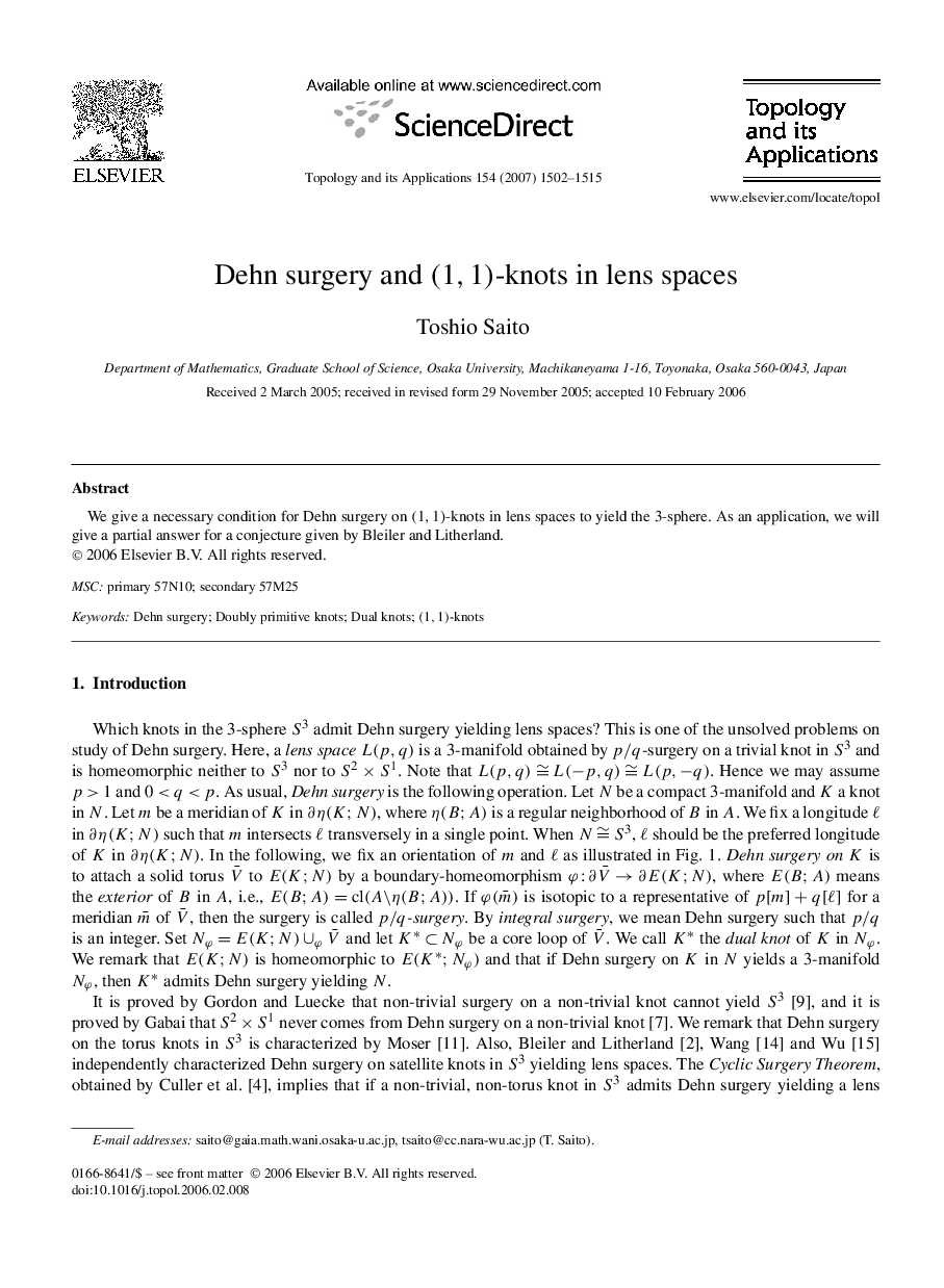 Dehn surgery and (1,1)-knots in lens spaces