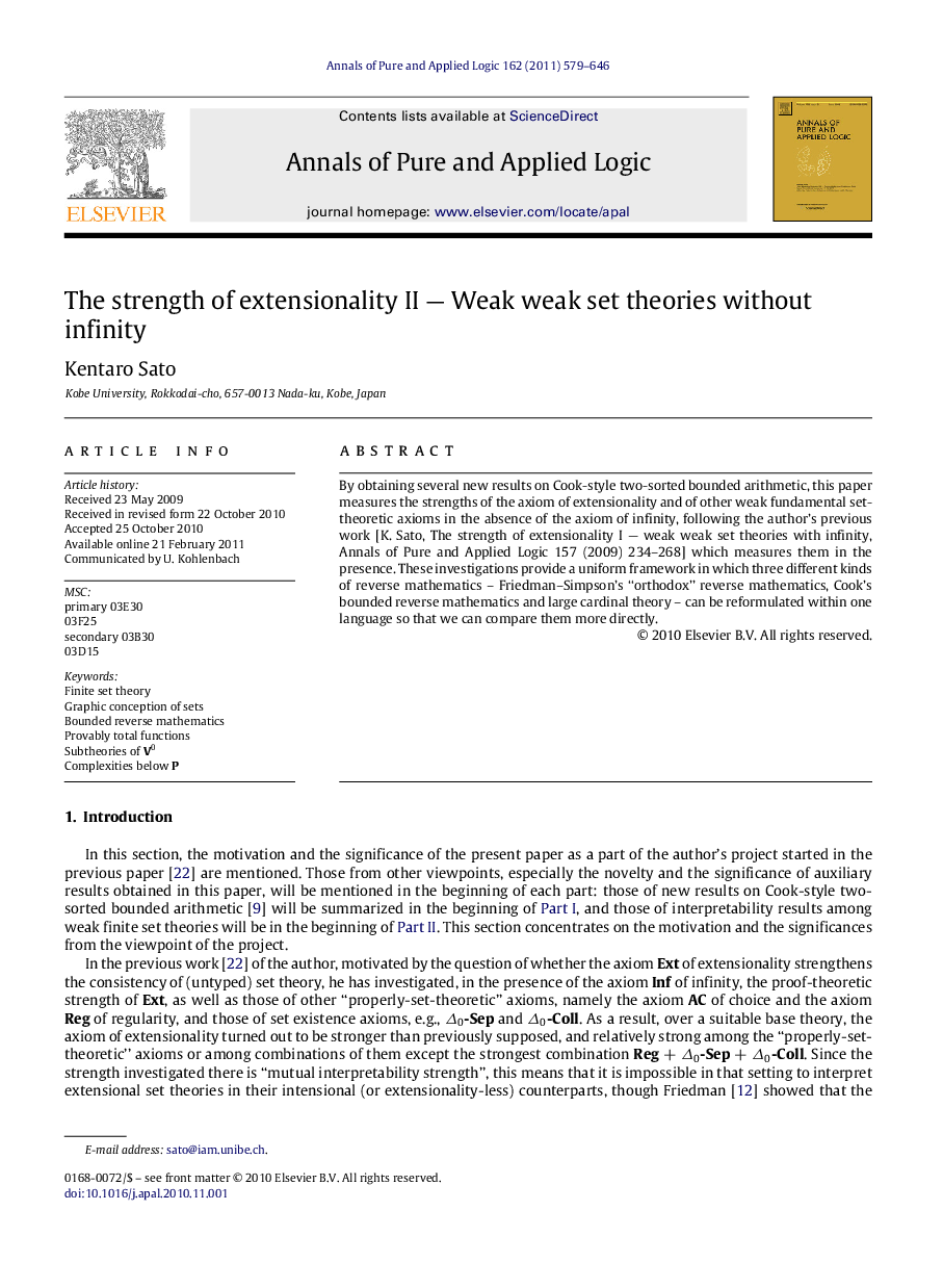 The strength of extensionality II — Weak weak set theories without infinity