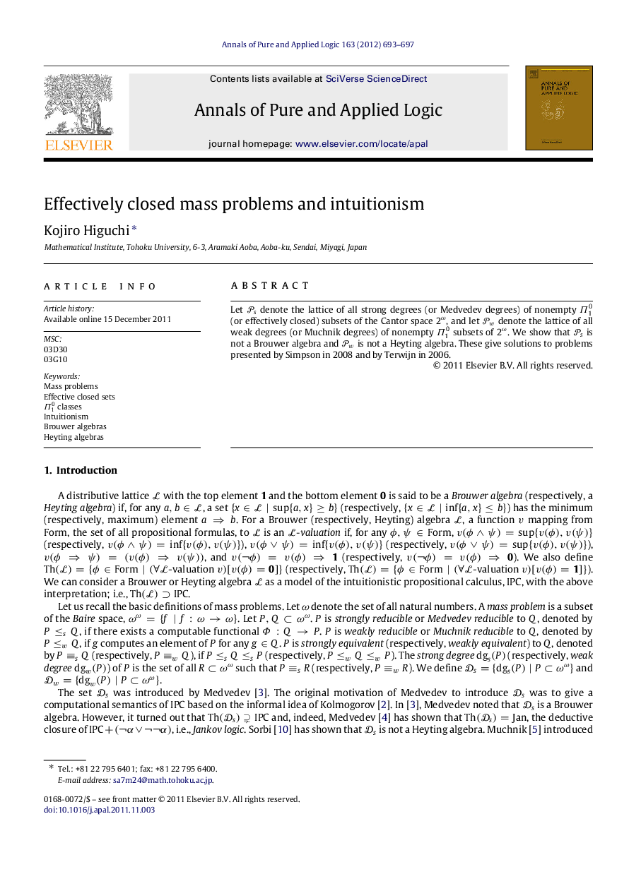 Effectively closed mass problems and intuitionism