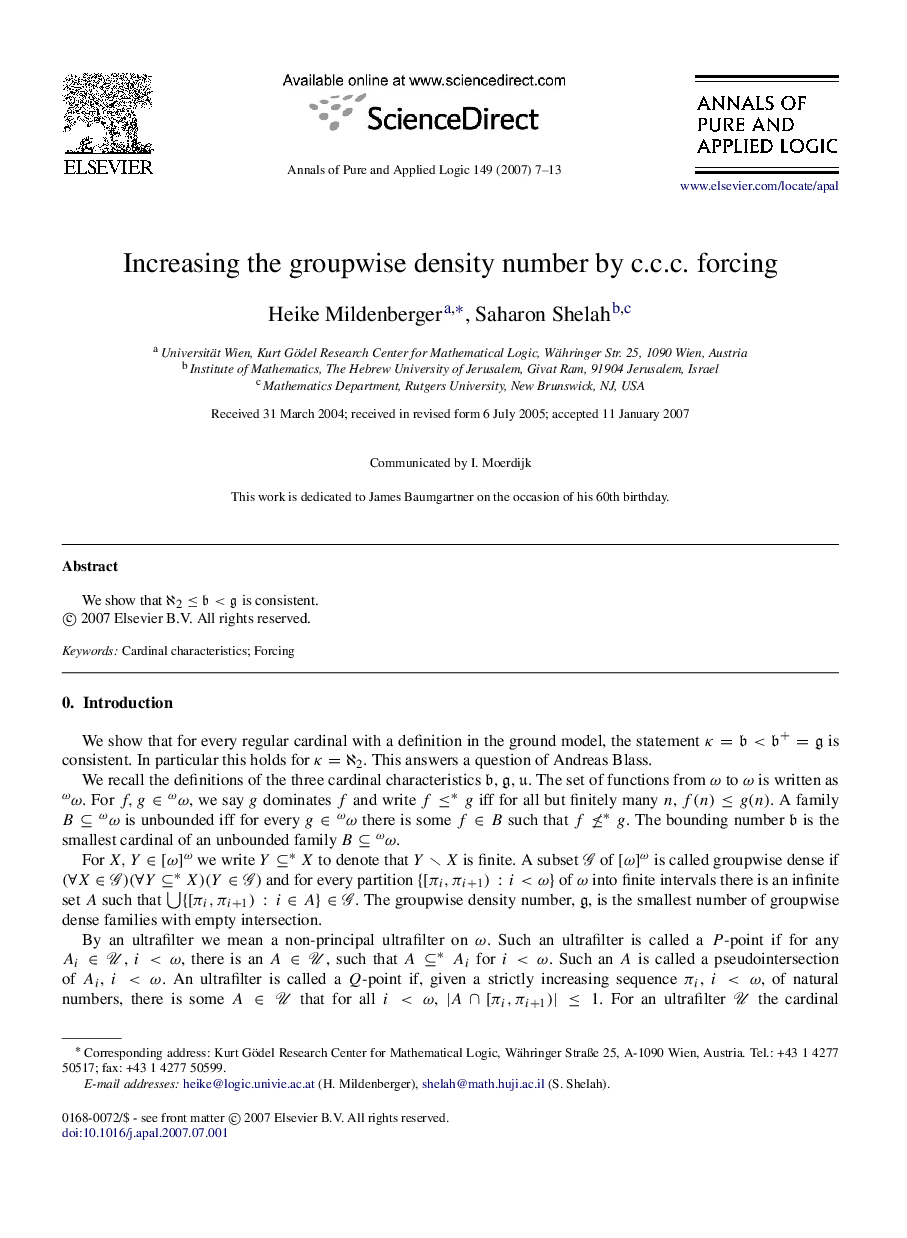 Increasing the groupwise density number by c.c.c. forcing