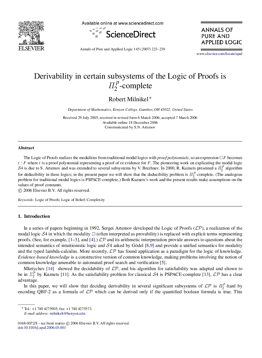 Derivability in certain subsystems of the Logic of Proofs is -complete