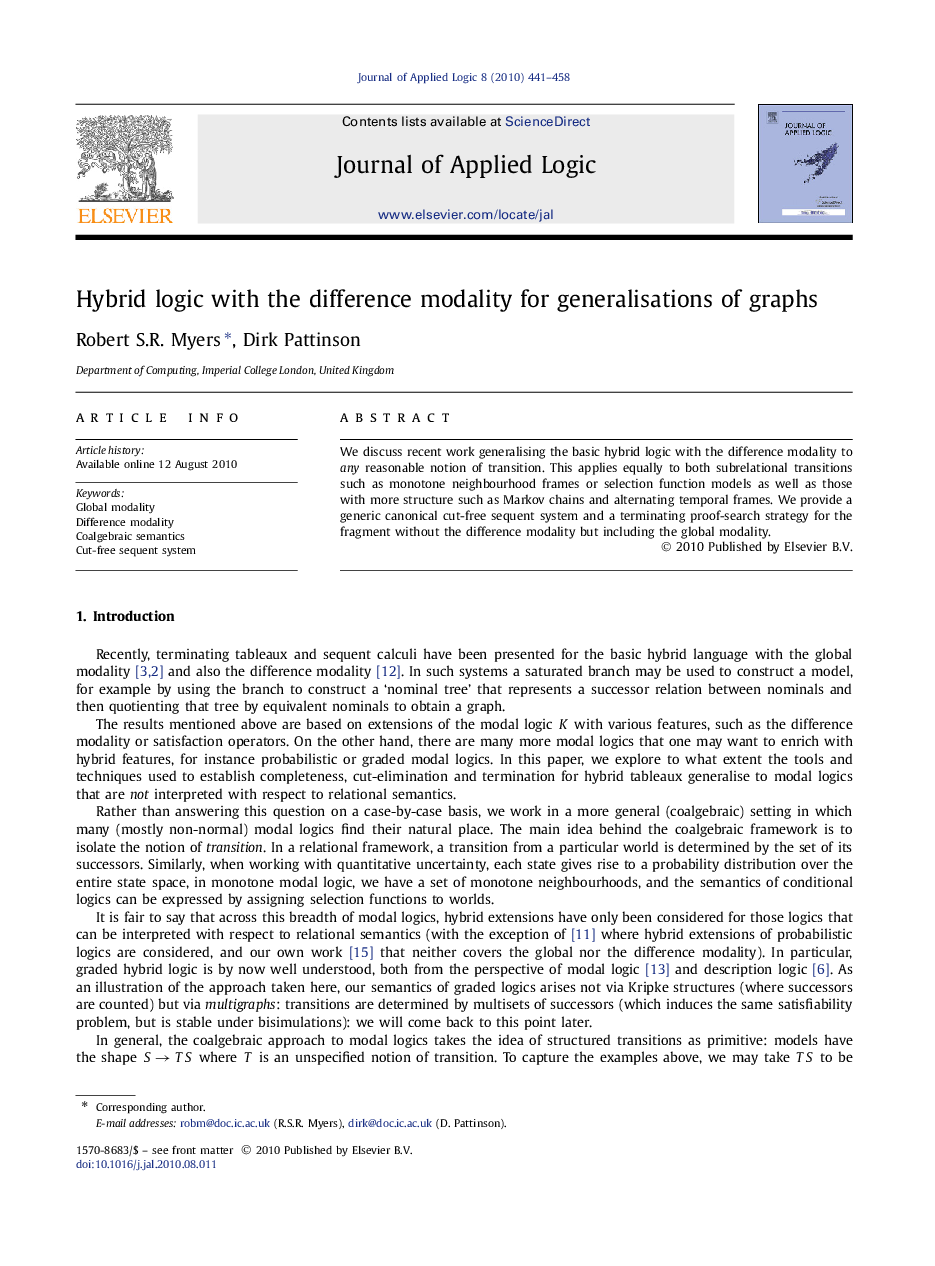 Hybrid logic with the difference modality for generalisations of graphs