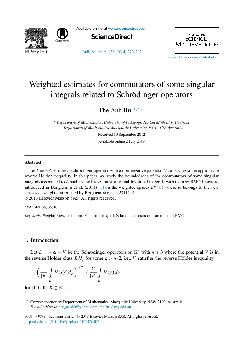 Weighted estimates for commutators of some singular integrals related to Schrödinger operators