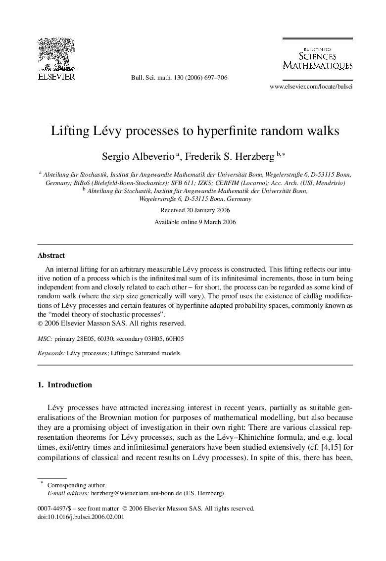 Lifting Lévy processes to hyperfinite random walks