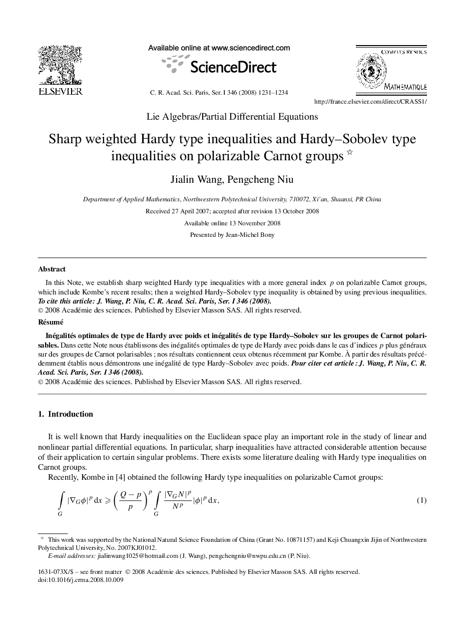 Sharp weighted Hardy type inequalities and Hardy–Sobolev type inequalities on polarizable Carnot groups 