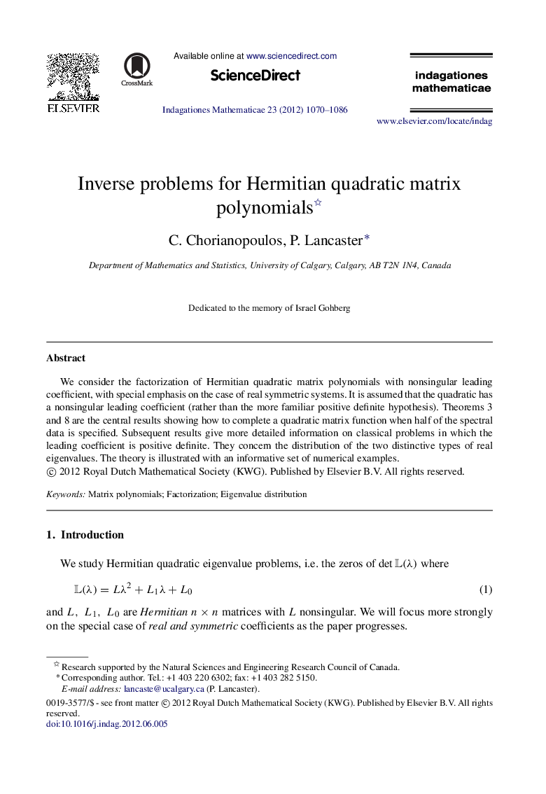 Inverse problems for Hermitian quadratic matrix polynomials 