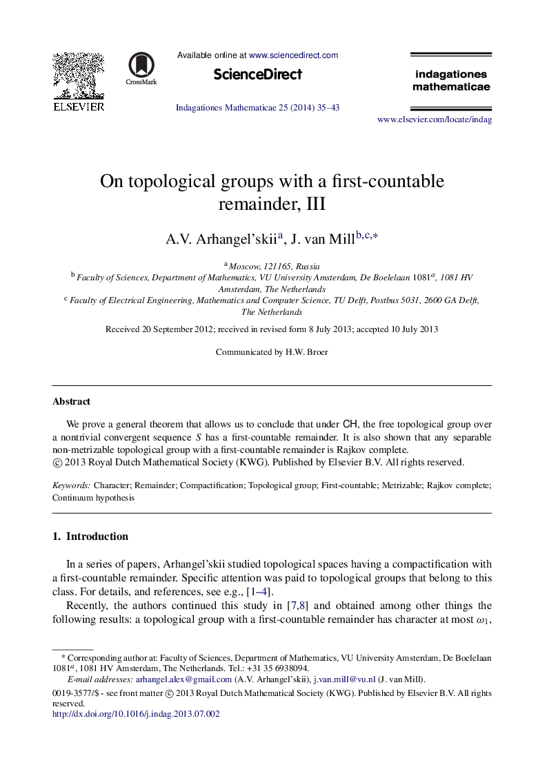 On topological groups with a first-countable remainder, III