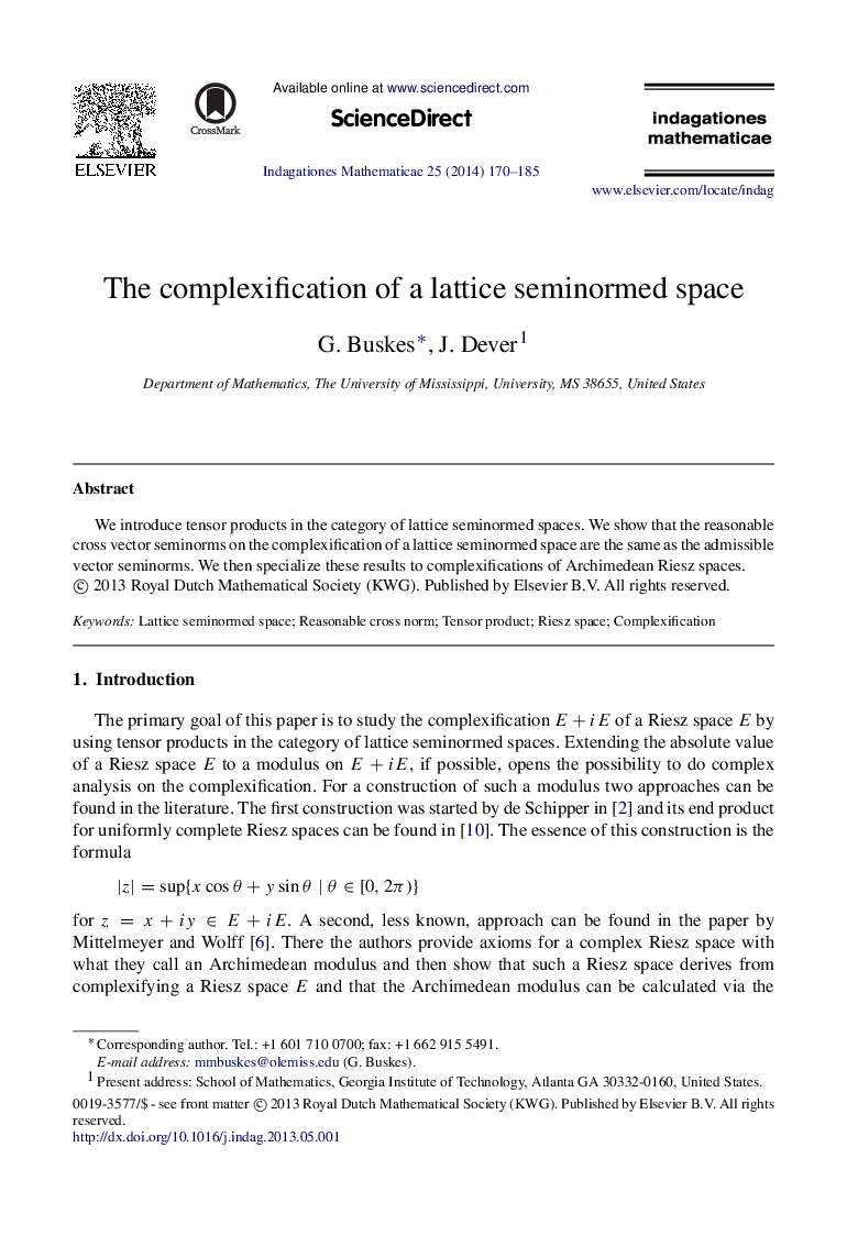 The complexification of a lattice seminormed space