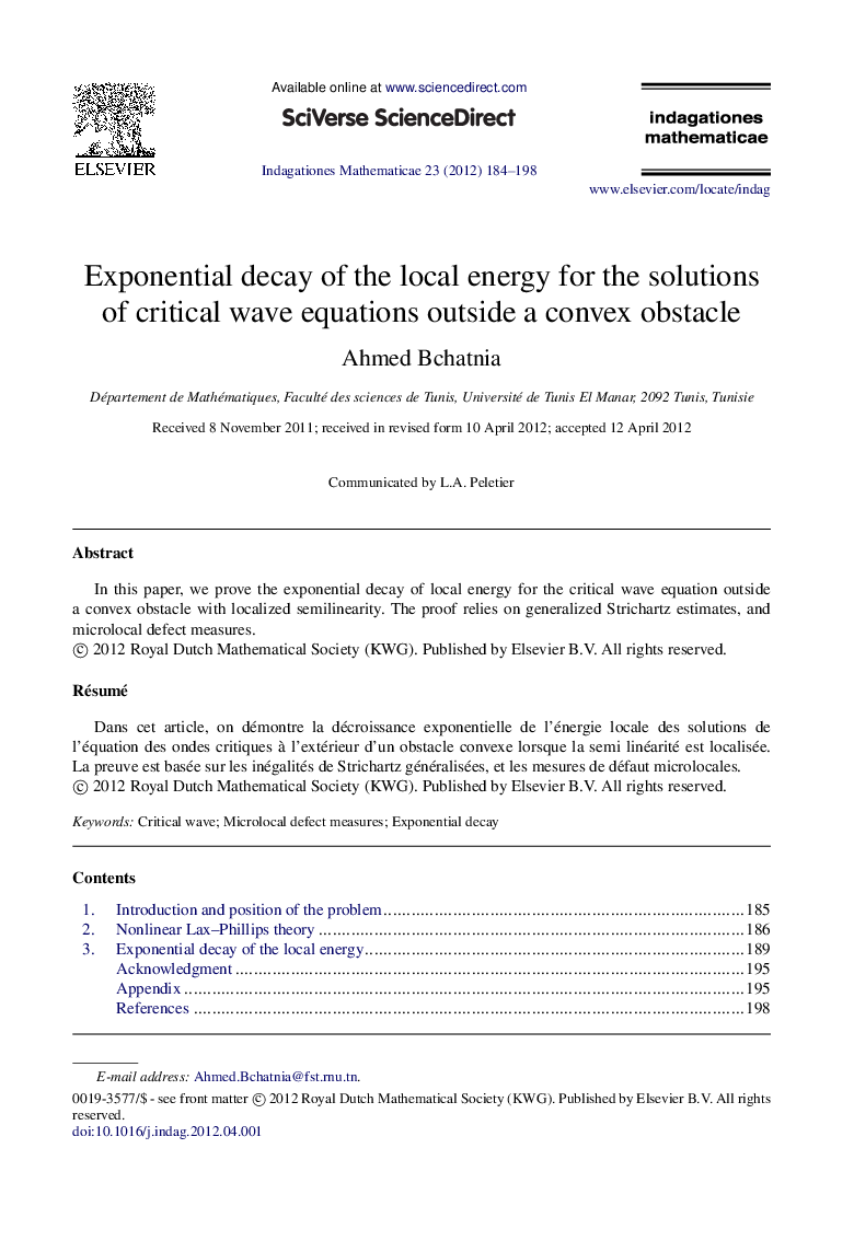 Exponential decay of the local energy for the solutions of critical wave equations outside a convex obstacle