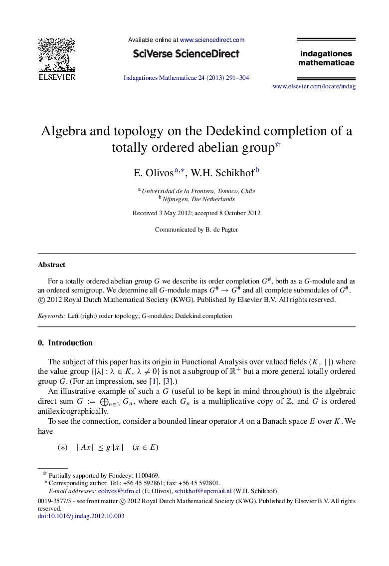 Algebra and topology on the Dedekind completion of a totally ordered abelian group