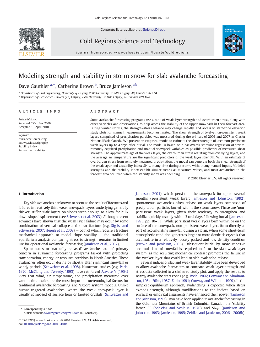 Modeling strength and stability in storm snow for slab avalanche forecasting