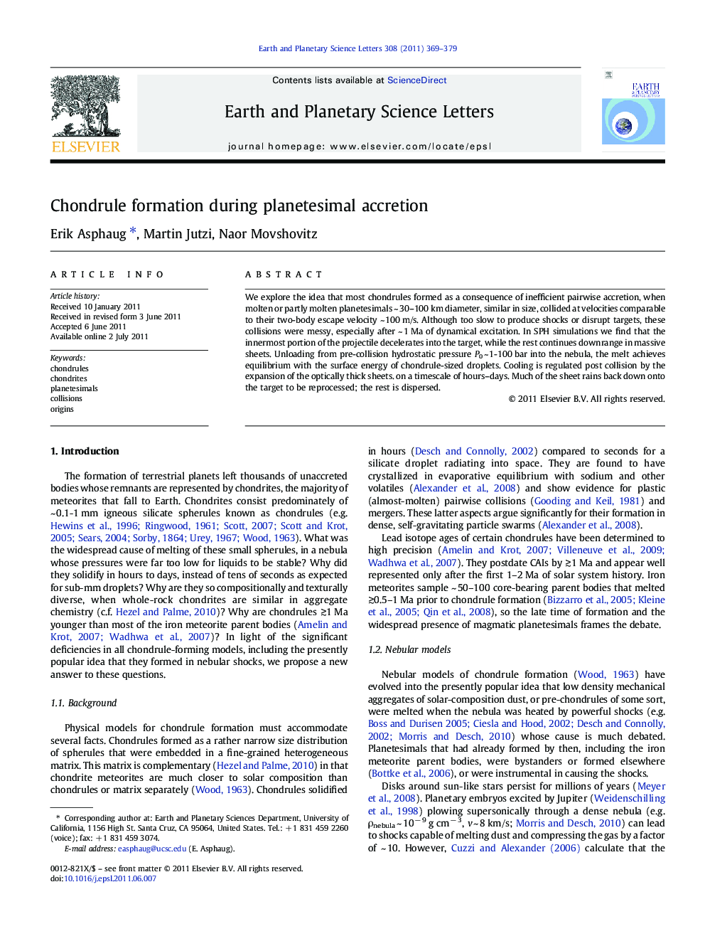 Chondrule formation during planetesimal accretion