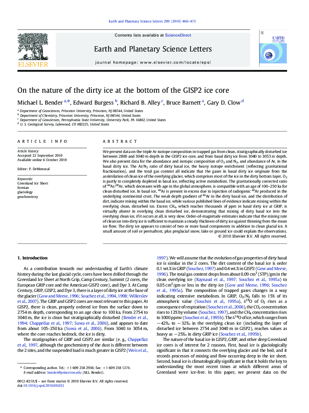 On the nature of the dirty ice at the bottom of the GISP2 ice core